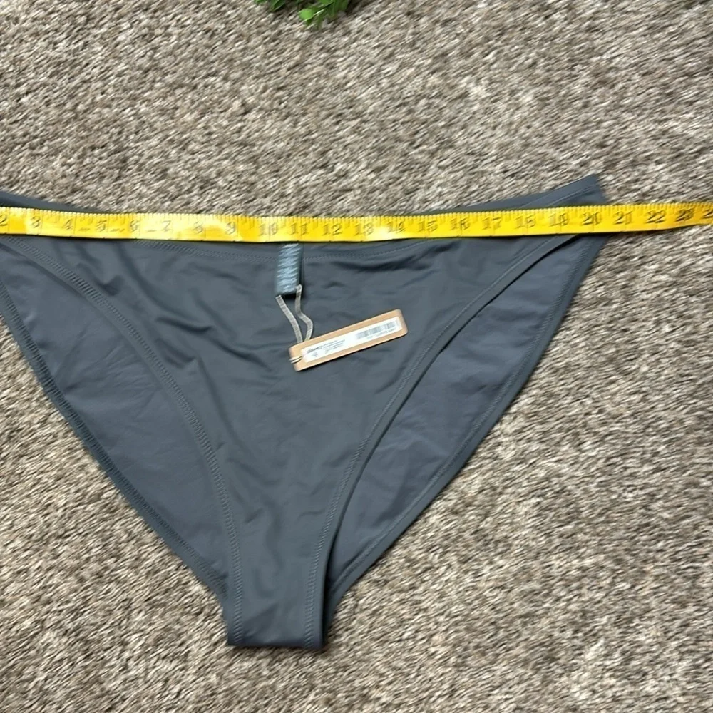 NWT Skims bikini bottom mid coverage gunmetal sz 3X